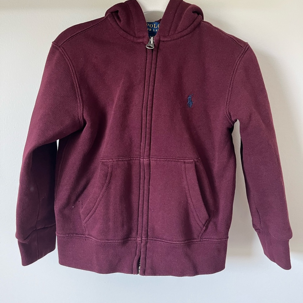 Polo by Ralph Lauren Kids Burgundy Hoodie